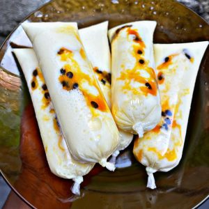 Geladinho gourmet de maracujá