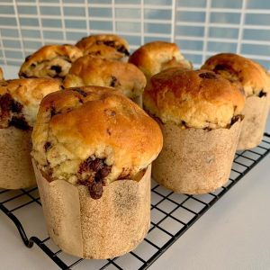 Mini panetone de chocolate