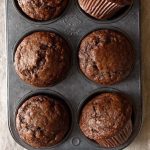 Muffins de banana com canela