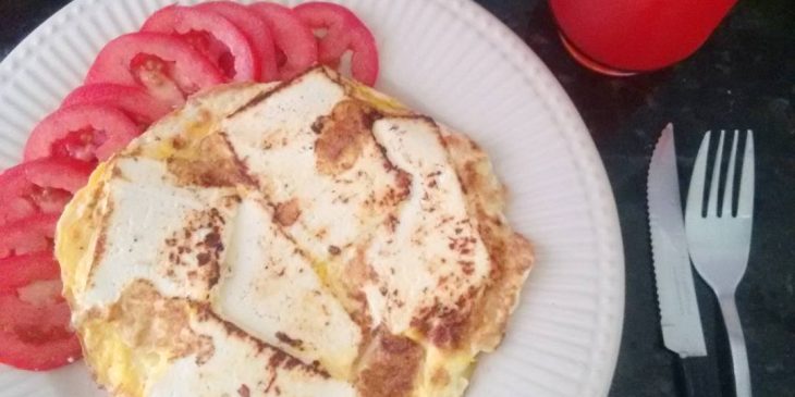 Omelete com ricota