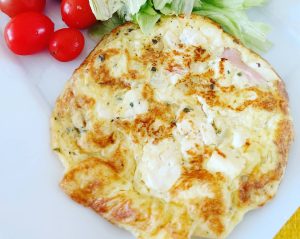 Omelete com ricota