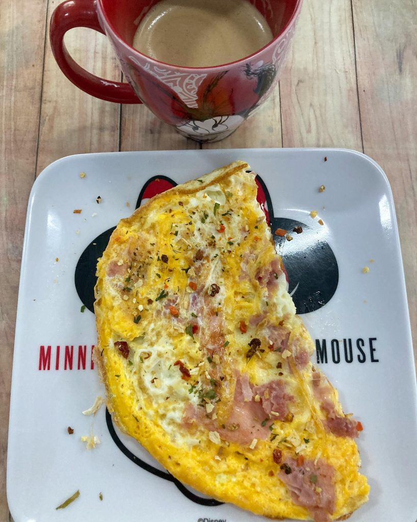 Omelete de presunto