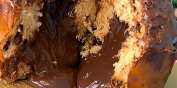 Panetone da Cacau Show caseiro