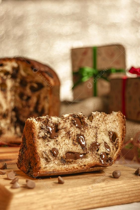 Panetone de chocolate da Ana Maria Braga tudo gostoso