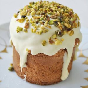 Panetone de pistache simples tudo gostoso