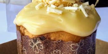 Panetone trufado branco