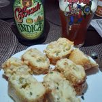 Pão de alho com azeitona