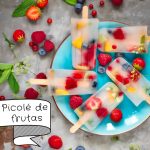 Picolé de frutas sem açúcar