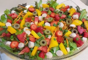 Salada tropical de natal