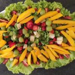 Salada tropical de natal