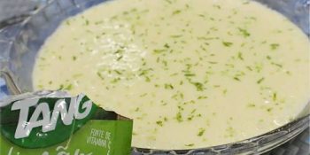 Sobremesa de 3 ingredientes de Natal