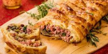 Strudel de linguiça blumenau
