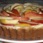 Torta de maçã de Natal simples fácil