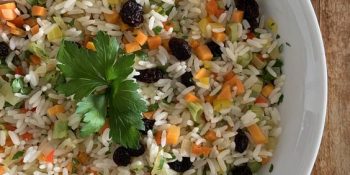 Arroz à grega da Ana Maria Braga