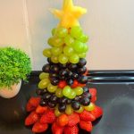 árvore de natal de frutas