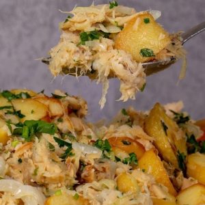 Bacalhau à brás de ano novo receita virada