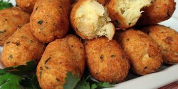 Bolinho de bacalhau sem trigo