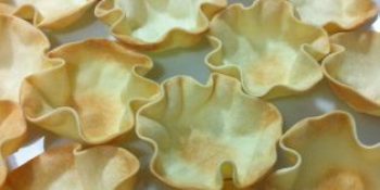 Cestinha de massa de pastel