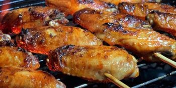 Espetinho de frango da Ana Maria Braga