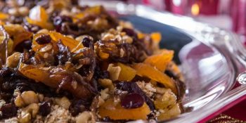 Farofa com frutas secas
