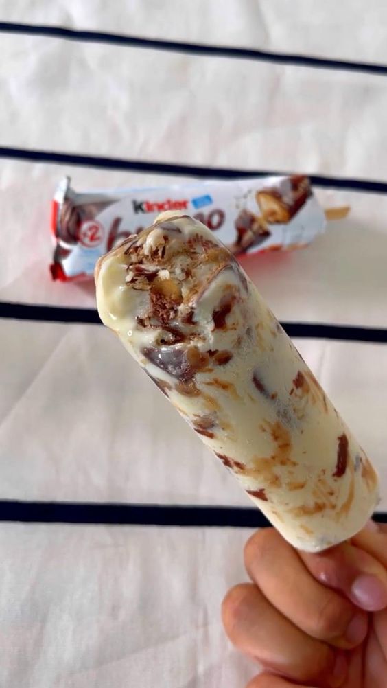 geladinho de kinder bueno gourmet rápido picolé