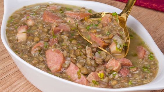 lentilha com calabresa e batatas ana maria braga