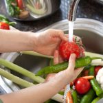 limpar frutas e verduras