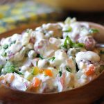 maionese de batata tudo gostoso ovo cru