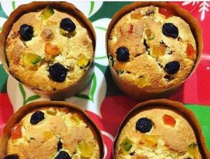 Mini panetone de frutas cristalizadas