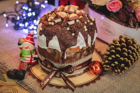 panetone de Nutella fofinho e úmido