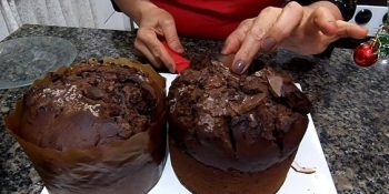 Panetone recheado com alpino