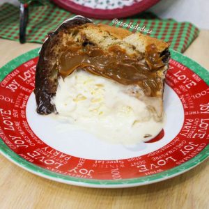 panetone recheado de sorvete trufado simples chocolate