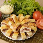 pizza enrolada de carne tudo gostoso