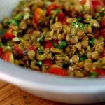 salada de lentilha com atum tudo gostoso