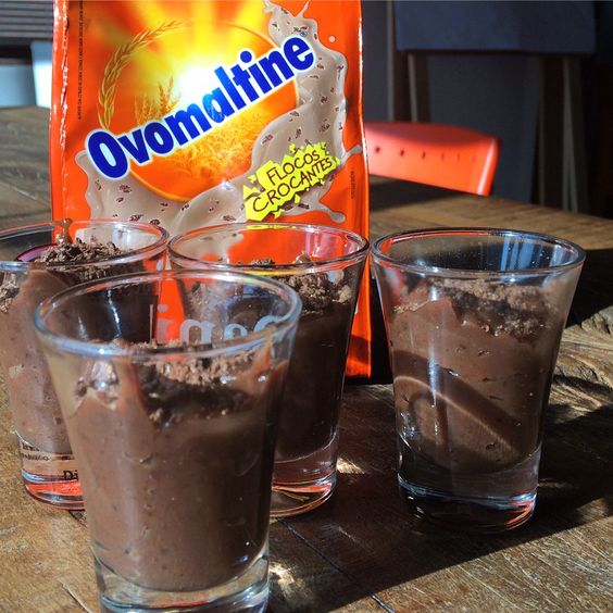 sobremesa de ovomaltine cremoso 