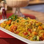 Arroz integral com vegetais