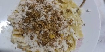 Banana com whey