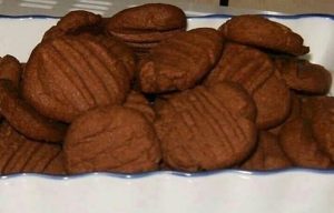 Biscoito amanteigado de chocolate