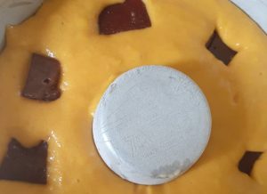 Bolo de cenoura com goiabada