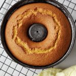 Bolo de cenoura com leite de coco