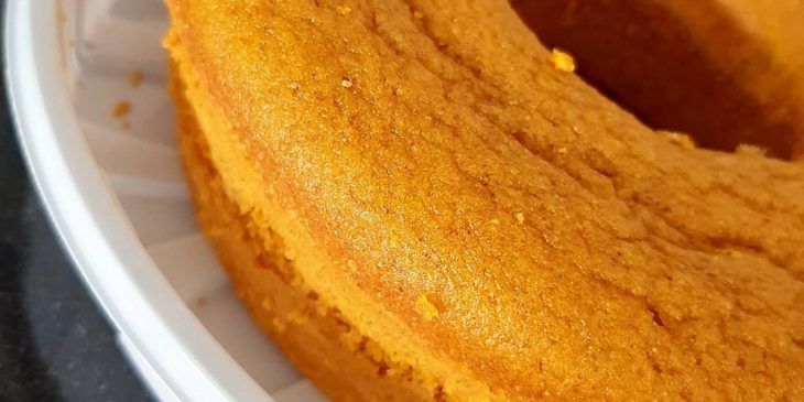 Bolo de cenoura diet