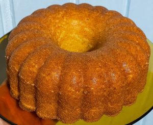 Bolo de laranja com adoçante