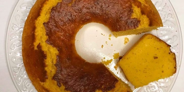 Bolo de laranja com adoçante