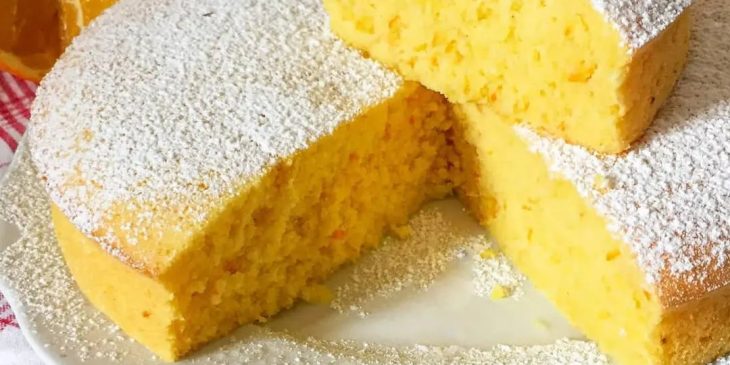 Bolo de laranja com farinha de arroz