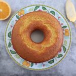 Bolo de laranja com leite condensado