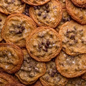 Cookies com gotas de chocolate ao leite