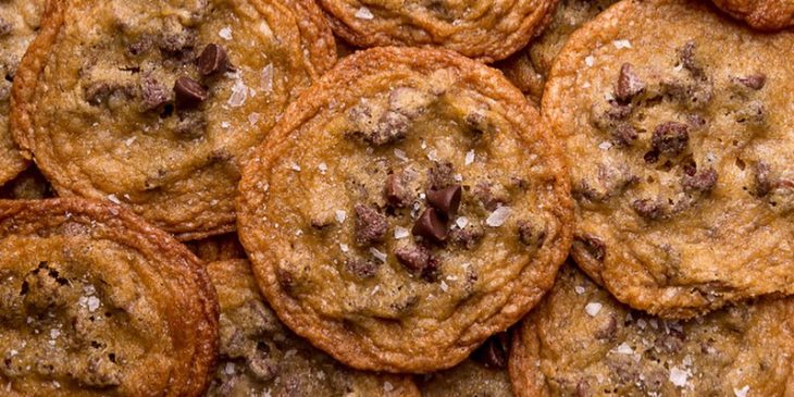 Cookies com gotas de chocolate ao leite