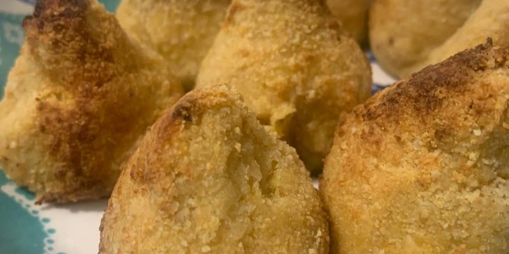 Coxinha fit de 3 ingredientes