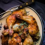 Frango assado com orégano simples fáicl e prático