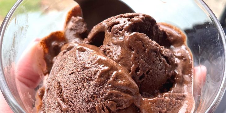 Gelato de chocolate